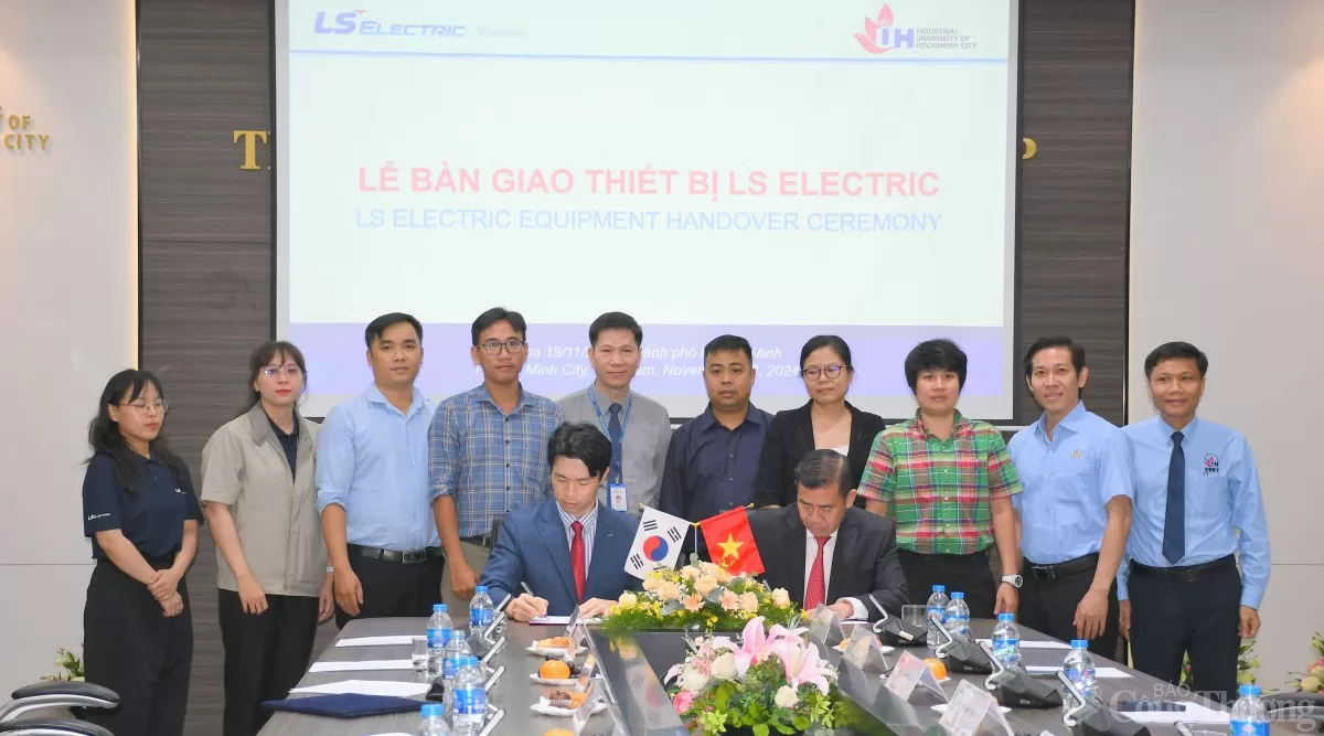 LS Electric Việt Nam tài trợ trang thiết bị cho Trường Đại học Công nghiệp TP. Hồ Chí Minh