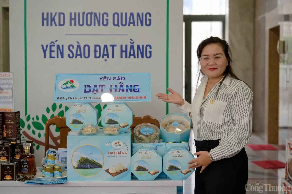 Cà Mau đẩy mạnh xúc tiến thương mại, mở rộng thị trường cho sản phẩm OCOP nông, thủy sản