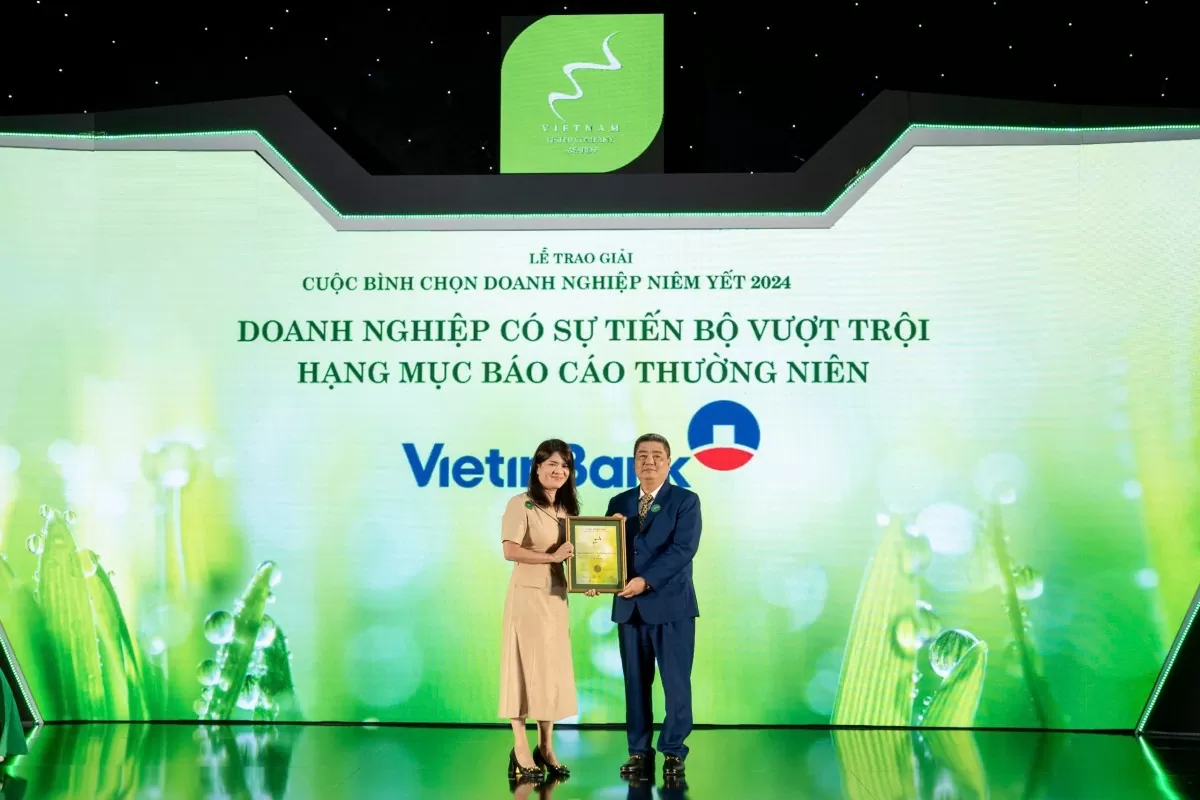 VietinBank giành cú đúp giải thưởng về Báo cáo thường niên tại VLCA 2024