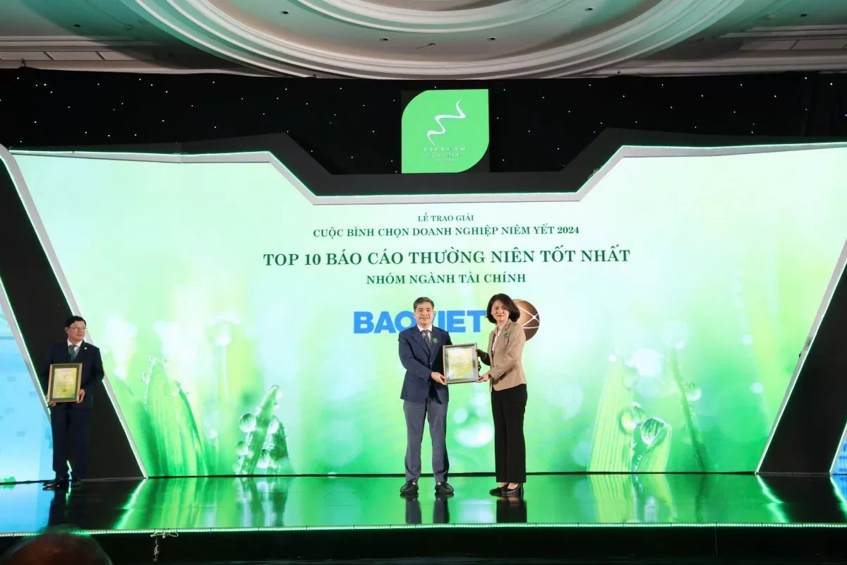 Bảo Việt (BVH): Đạt Top 10 Báo cáo thường niên tốt nhất nhóm tài chính