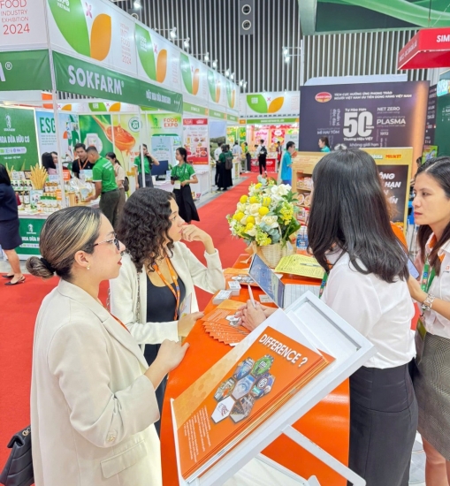 an tuong gian hang thuong hieu quoc gia tai vietnam foodexpo 2024