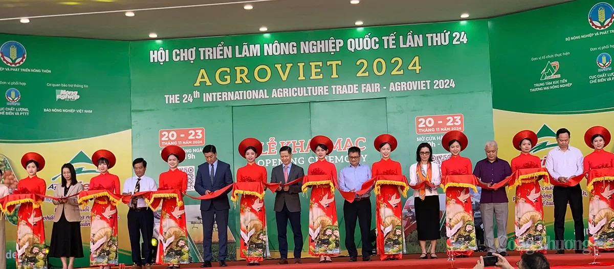 256 gian hàng tham gia Hội chợ triển lãm Nông nghiệp Quốc tế AgroViet 2024