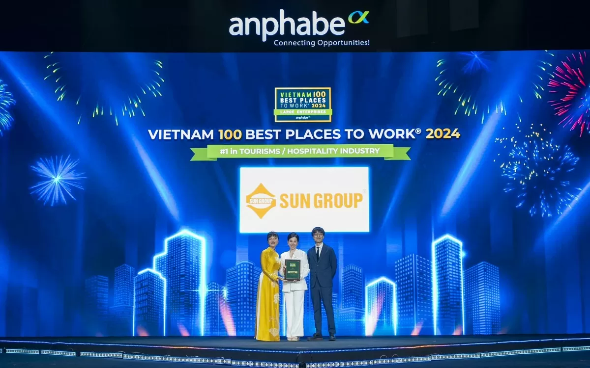 Sun Group 5 năm liên tiếp đạt giải 'Top 100 nơi làm việc tốt nhất Việt Nam'