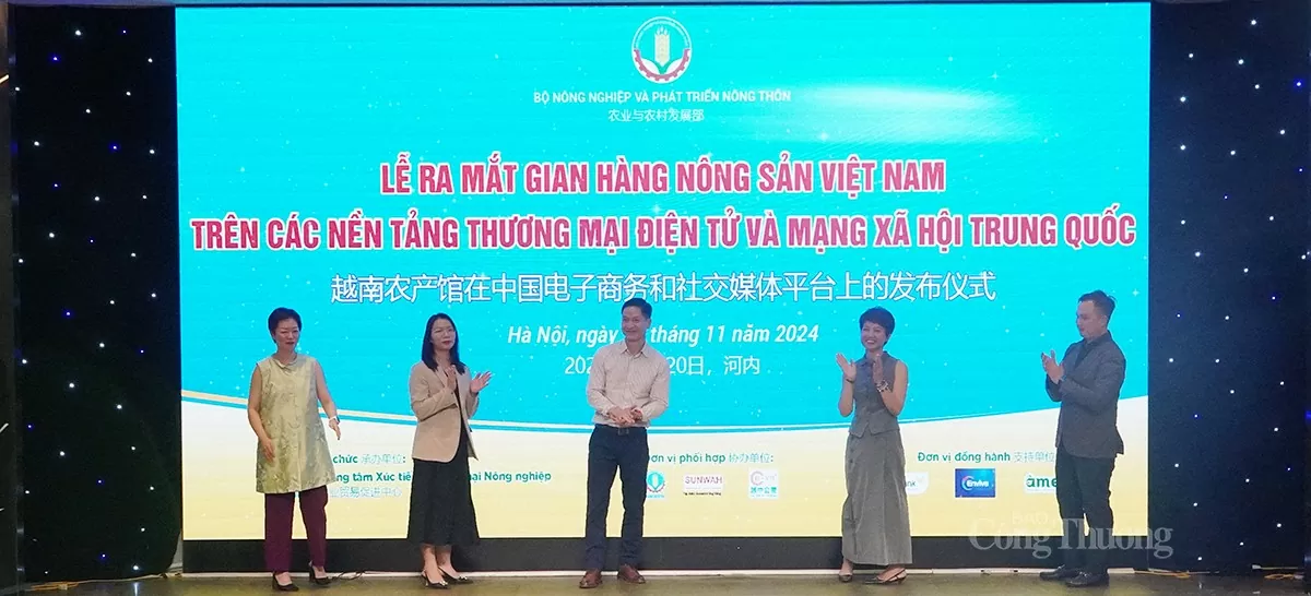 Nông sản Việt Nam sắp xuất hiện trên sàn thương mại điện tử và mạng xã hội Trung Quốc