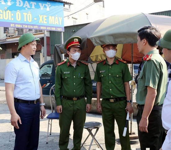 bac ninh tiep tuc kiem tra tien do xu ly o nhiem moi truong tai thon man xa