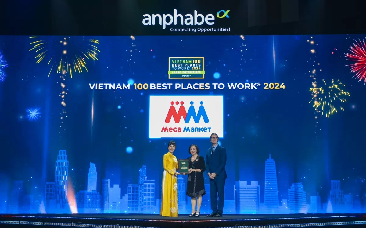 MM Mega Market Việt Nam được vinh danh Top 100 nơi làm việc tốt nhất Việt Nam năm 2024