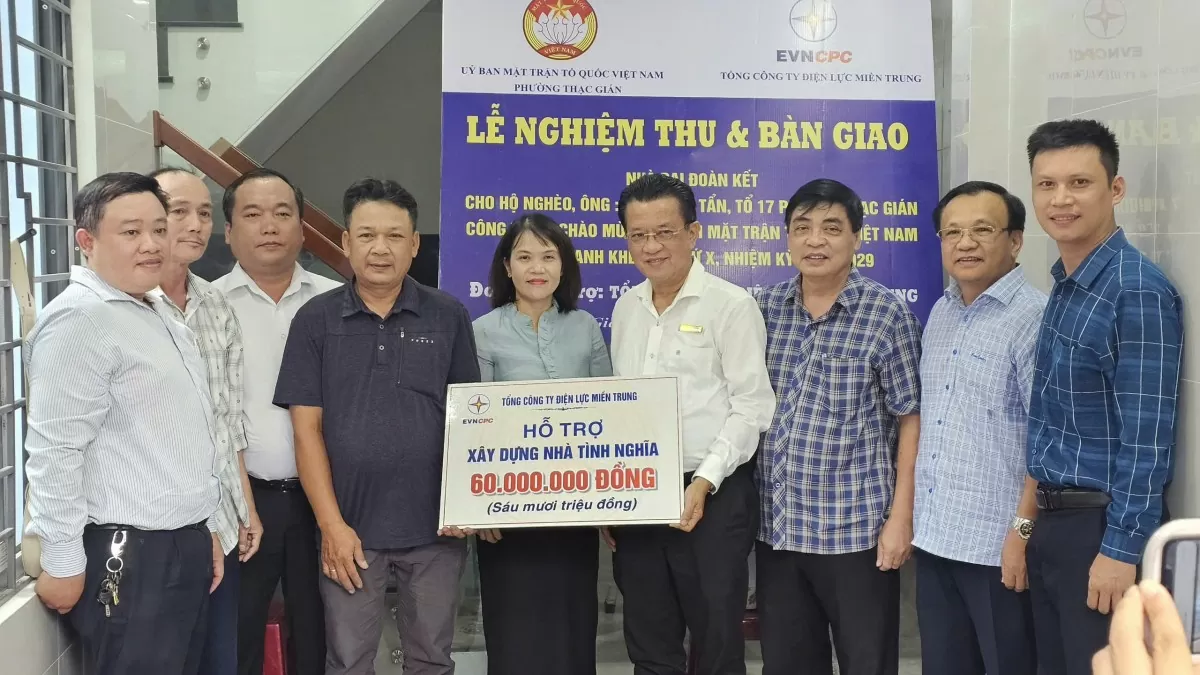 Khánh thành bàn giao nhà tình nghĩa cho các gia đình có hoàn cảnh khó khăn tại các tỉnh miền Trung – Tây Nguyên (Ảnh:CTV)