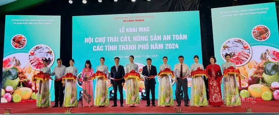 khai mac hoi cho trai cay nong san an toan cac tinh thanh pho nam 2024
