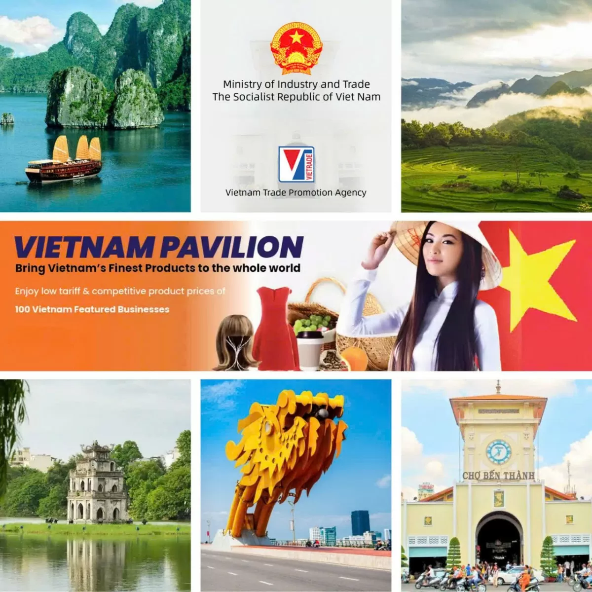 'Gian hàng Quốc gia Việt Nam – Vietnam Pavilion' trên nền tảng thương mại điện tử Alibaba