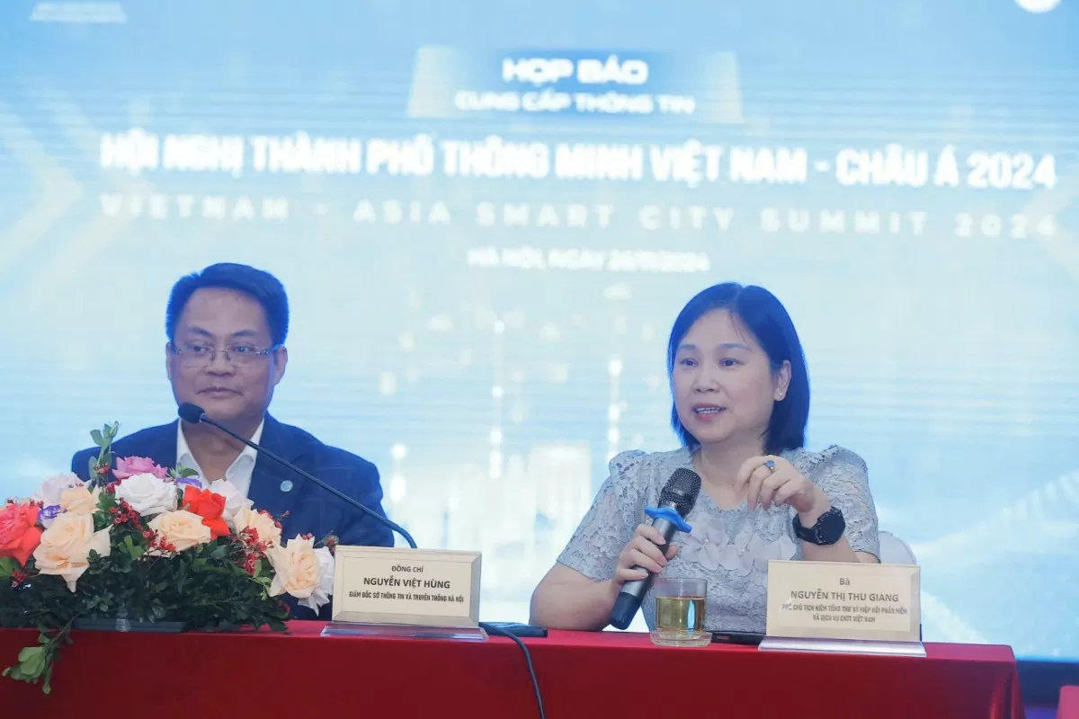 Họp báo cung cấp thông tin về Hội nghị Thành phố thông minh Việt Nam - Châu Á năm 2024