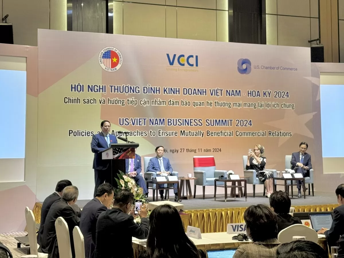 Thủ tướng Phạm Minh Chính chủ trì Hội nghị Thượng đỉnh Kinh doanh Việt Nam - Hoa Kỳ 2024