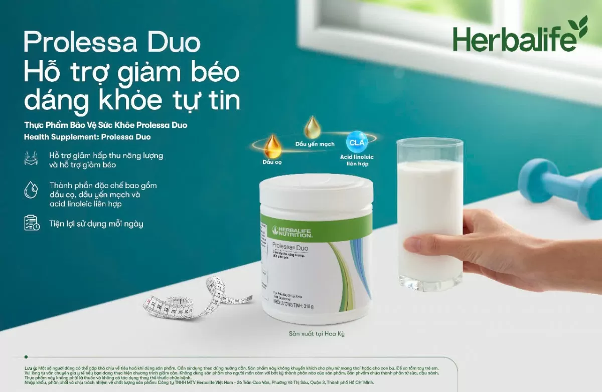 Herbalife Việt Nam ra mắt thực phẩm bảo vệ sức khỏe Prolessa Duo hỗ trợ người tiêu dùng quản lý cân nặng