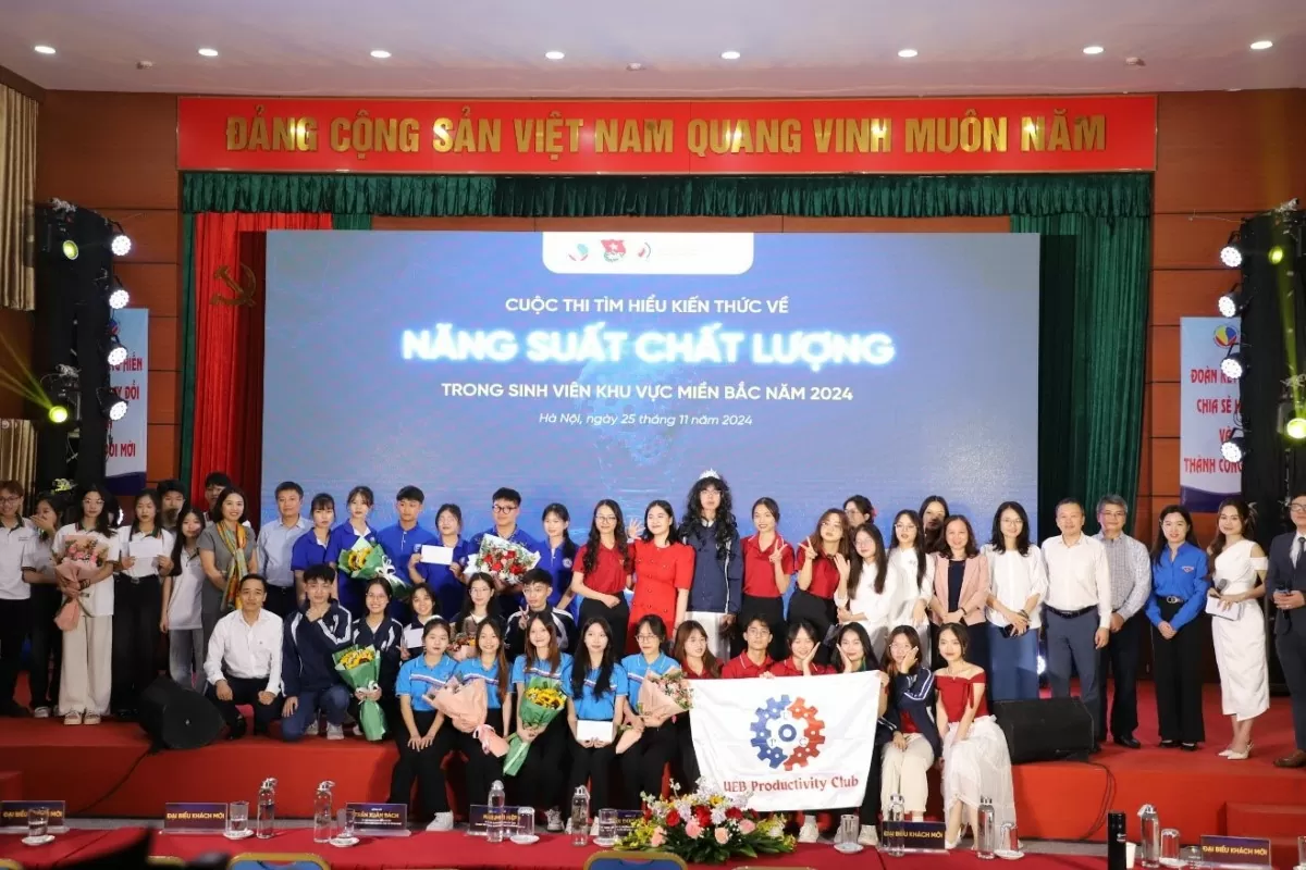 Sinh viên Đại học Công nghiệp Dệt May Hà Nội đạt giải Ba cuộc thi Năng suất Chất lượng 2024