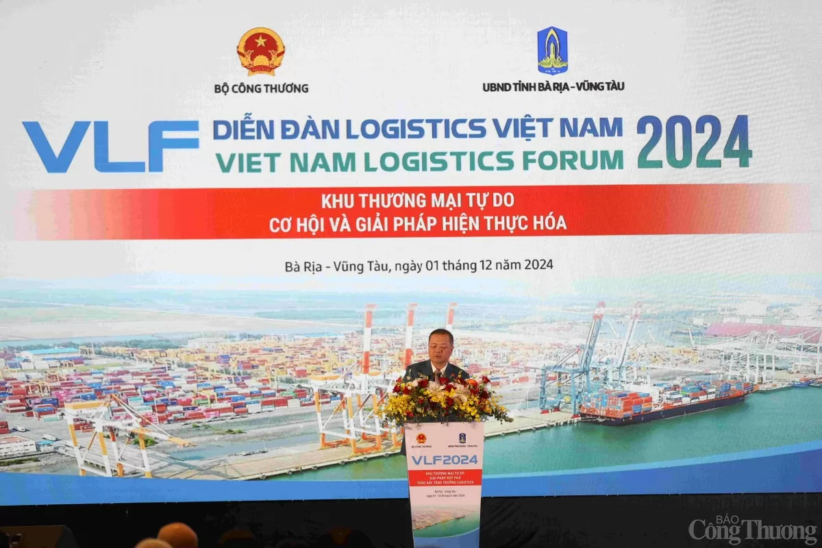 Khai mạc Diễn đàn Logistics Việt Nam 2024 với chủ đề Khu thương mại tự do