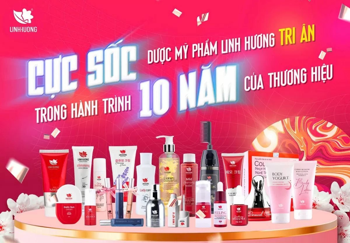 Hành trình 10 năm Dược mỹ phẩm Linh Hương với Megalive sale đồng giá 9 nghìn - cú sốc chưa từng có!