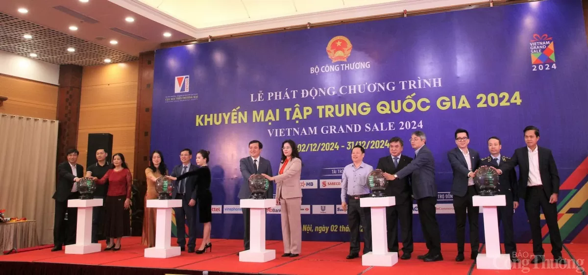 Vietnam Grand Sale 2024: Tạo đột phá kích cầu tiêu dùng nội địa, tăng trưởng kinh tế dịp cuối năm