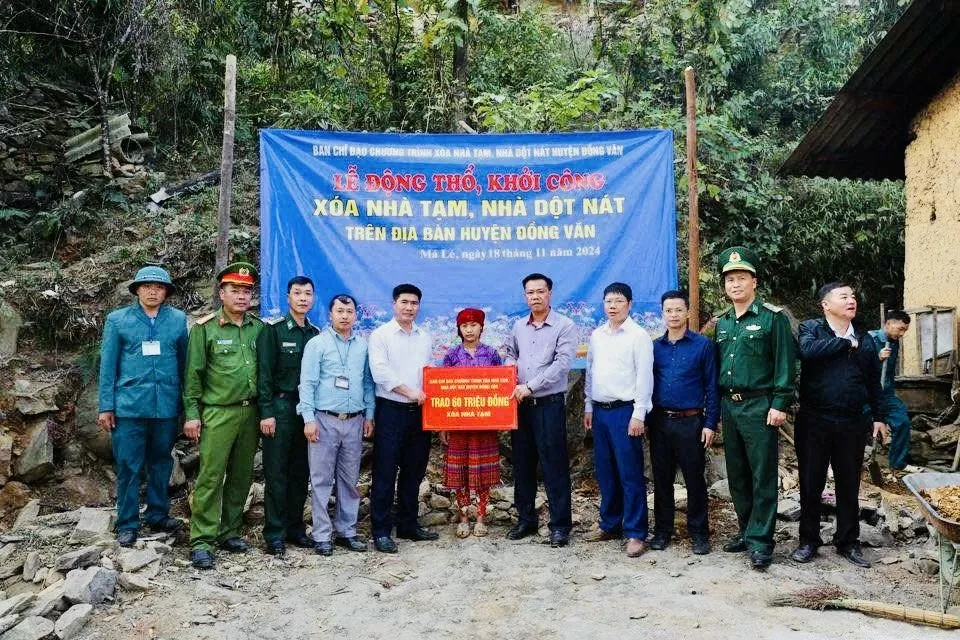 Hà Giang: Quyết tâm xóa 89 nhà tạm, nhà dột nát trước Tết Nguyên đán 2025