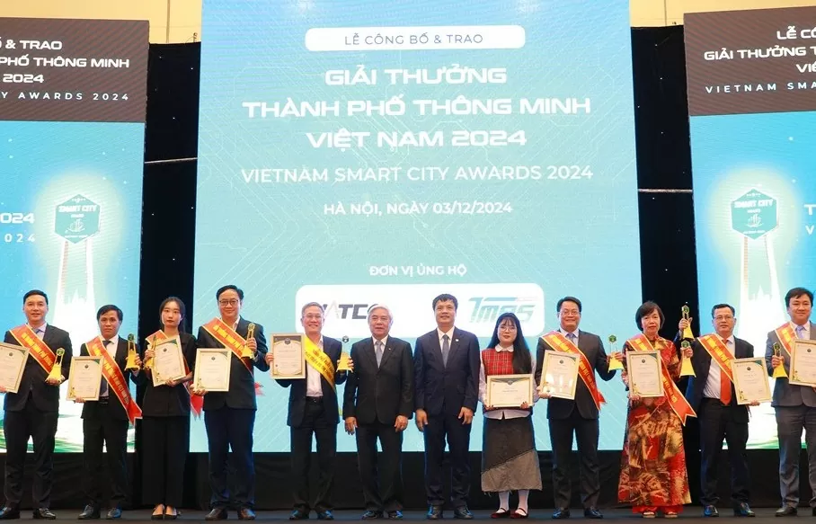 19 don vi va to chuc doat giai thuong thanh pho thong minh viet nam 2024