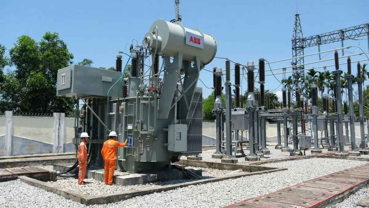 Trong năm 2024, EVNCPC hoàn thành đóng điện 14 dự án 110kV ở 13 tỉnh thành khu vực miền Trung - Tây Nguyên (Ảnh: Vũ Lê)