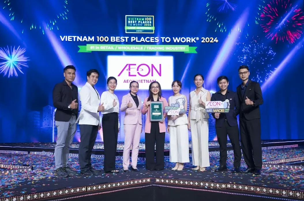 AEON vào top 3 doanh nghiệp bền vững ngành thương mại dịch vụ