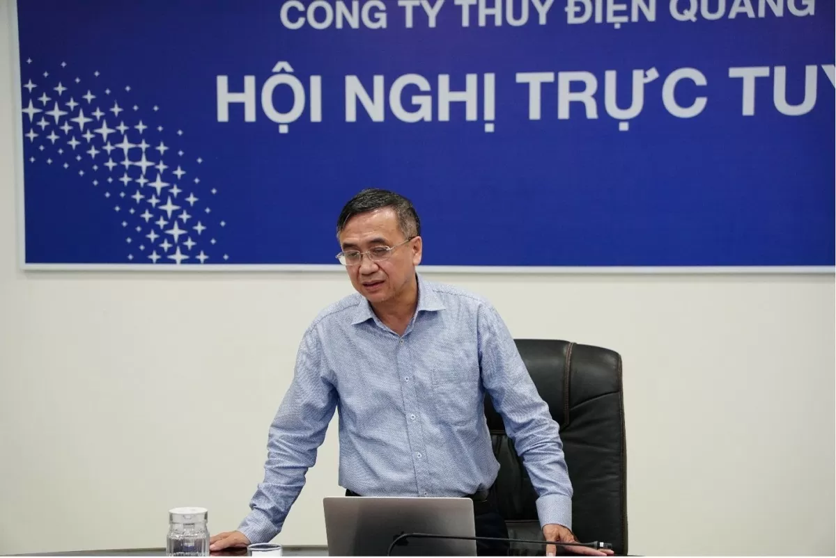 Ông Đinh Thế Phúc - TV HĐTV EVN phát biểu chỉ đạo tại buổi làm việc