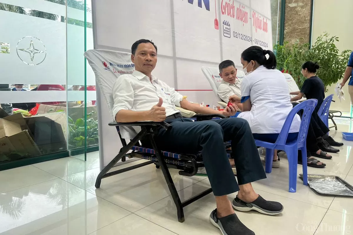 Chương trình Tuần lễ hồng EVN lần thứ X năm nay có chủ đề ‘Trách nhiệm - Nghĩa tình’