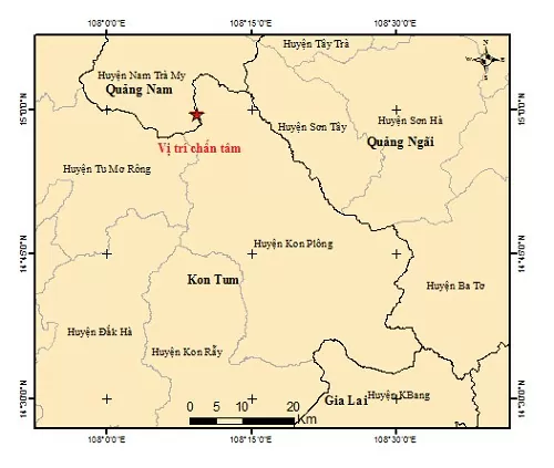 Việt Nam ghi nhận 463 trận động đất tính đến 5/12/2024