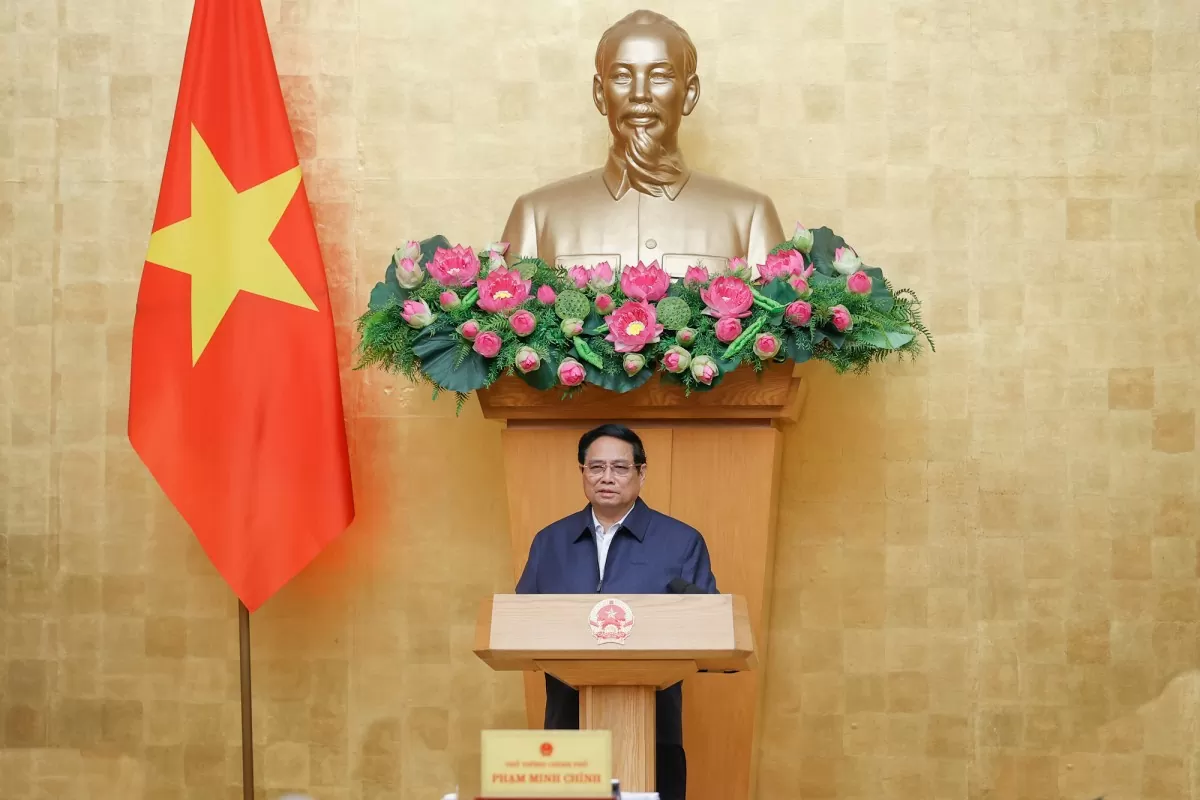Thủ tướng Phạm Minh Chính. Ảnh: VGP/Nhật Bắc