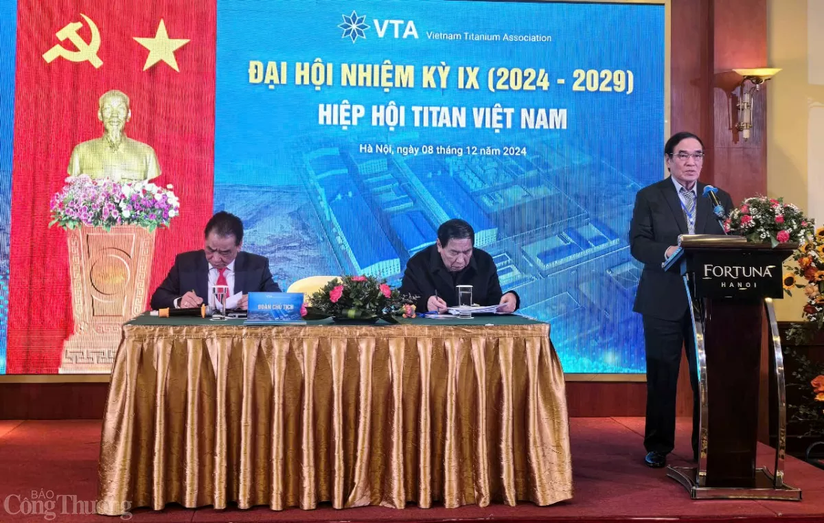 Hiệp hội Titan Việt Nam ra mắt Ban Chấp hành nhiệm kỳ 2024-2029
