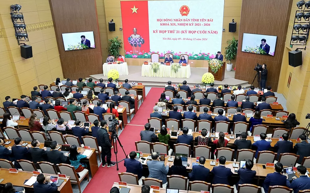 Khai mạc Kỳ họp thứ 21, Hội đồng nhân dân tỉnh Yên Bái khóa XIX