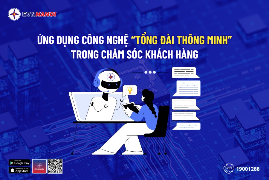 EVNHANOI đưa vào hoạt động Tổng đài thông minh (SCC)