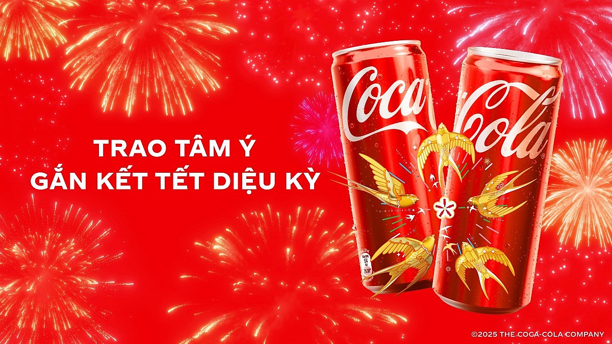 Coca-Cola khởi động chiến dịch Tết 2025: Trao tâm ý, gắn Tết diệu kỳ