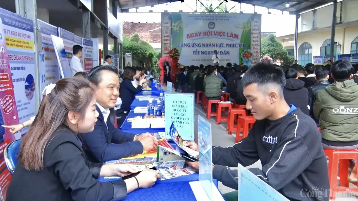 Gia Lai: Ngày hội việc làm mở ra nhiều cơ hội cho người lao động