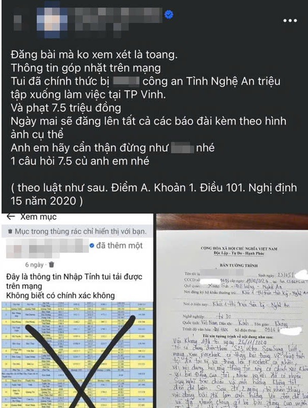 xử phạt đăng tin sai sự thật về sáp nhập tỉnh