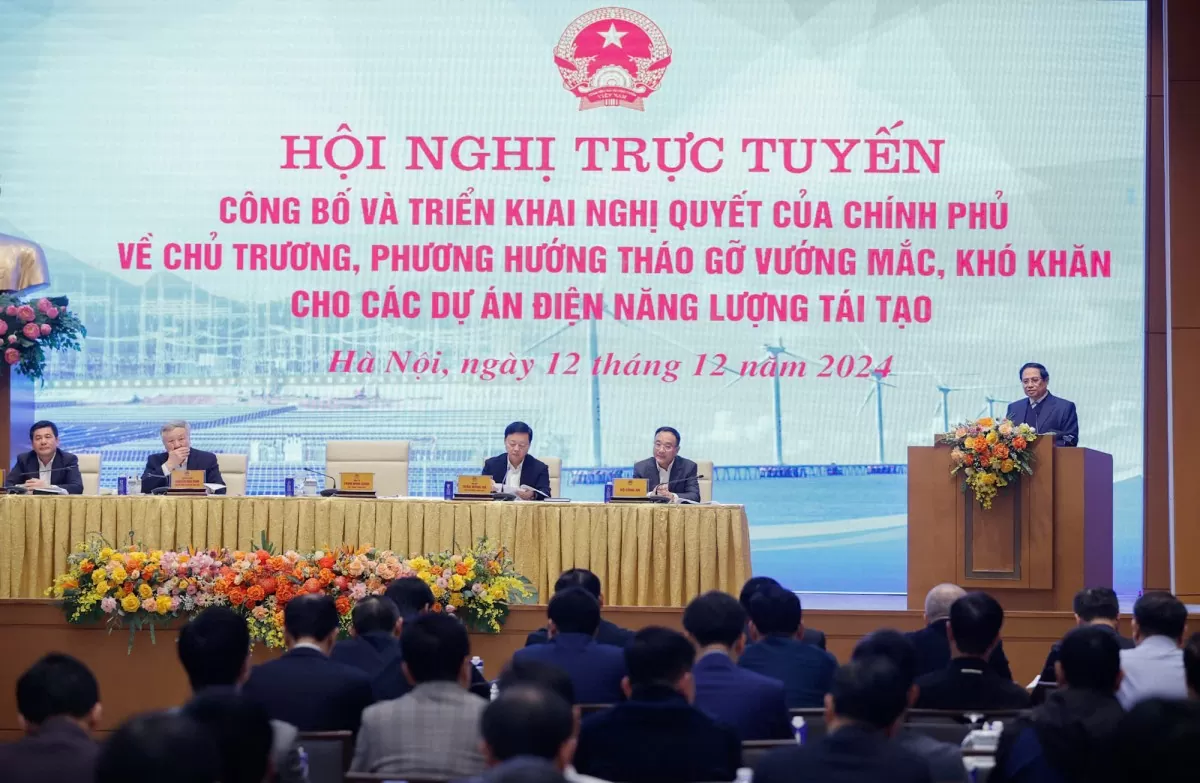 Bộ trưởng Nguyễn Hồng Diên nêu 2 nguyên tắc, 6 quan điểm, 6 giải pháp gỡ khó cho các dự án năng lượng tái tạo