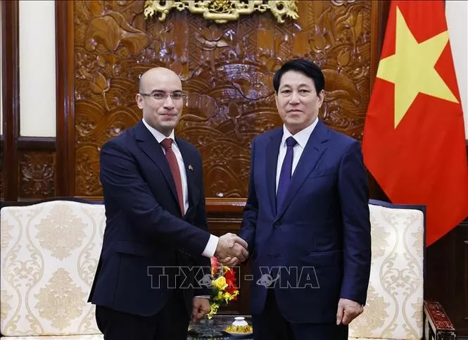 Chủ tịch nước Lương Cường tiếp đại sứ Algeria
