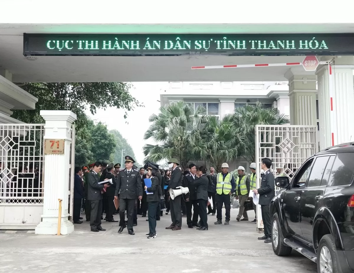 Cưỡng chế Dự án Trường tiểu học và Trường THCS dân lập Thanh Hoa