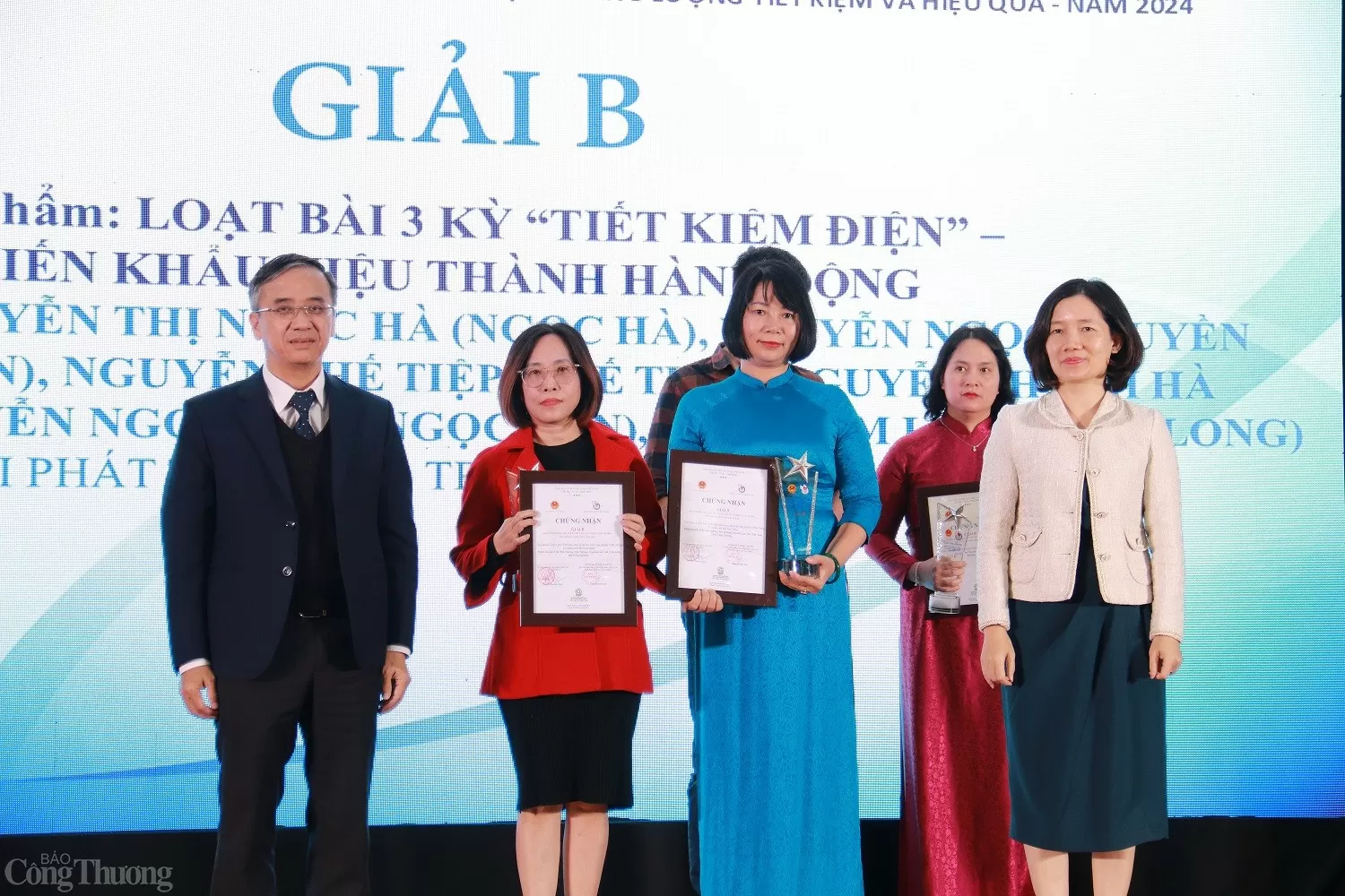 Báo Công Thương đoạt giải B báo chí tuyên truyền về sử dụng năng lượng tiết kiệm và hiệu quả 2024