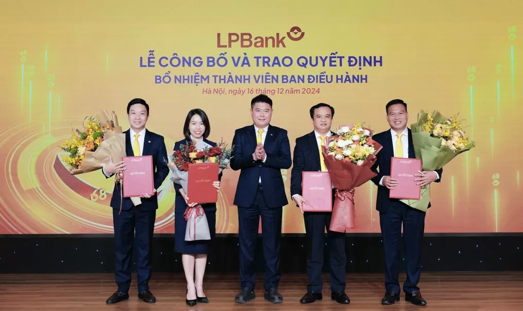 LPBank bổ nhiệm thêm thành viên Ban điều hành, tạo động lực cho chiến lược phát triển toàn diện