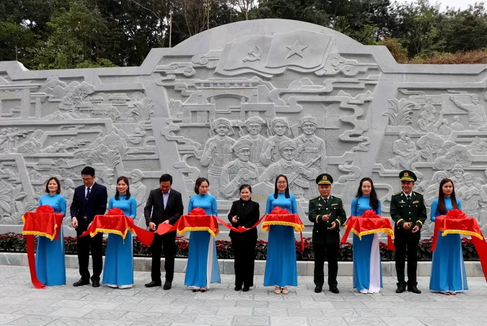 Lai Châu: Khánh thành nhà bia ghi tên các anh hùng liệt sĩ xã Ma Li Pho