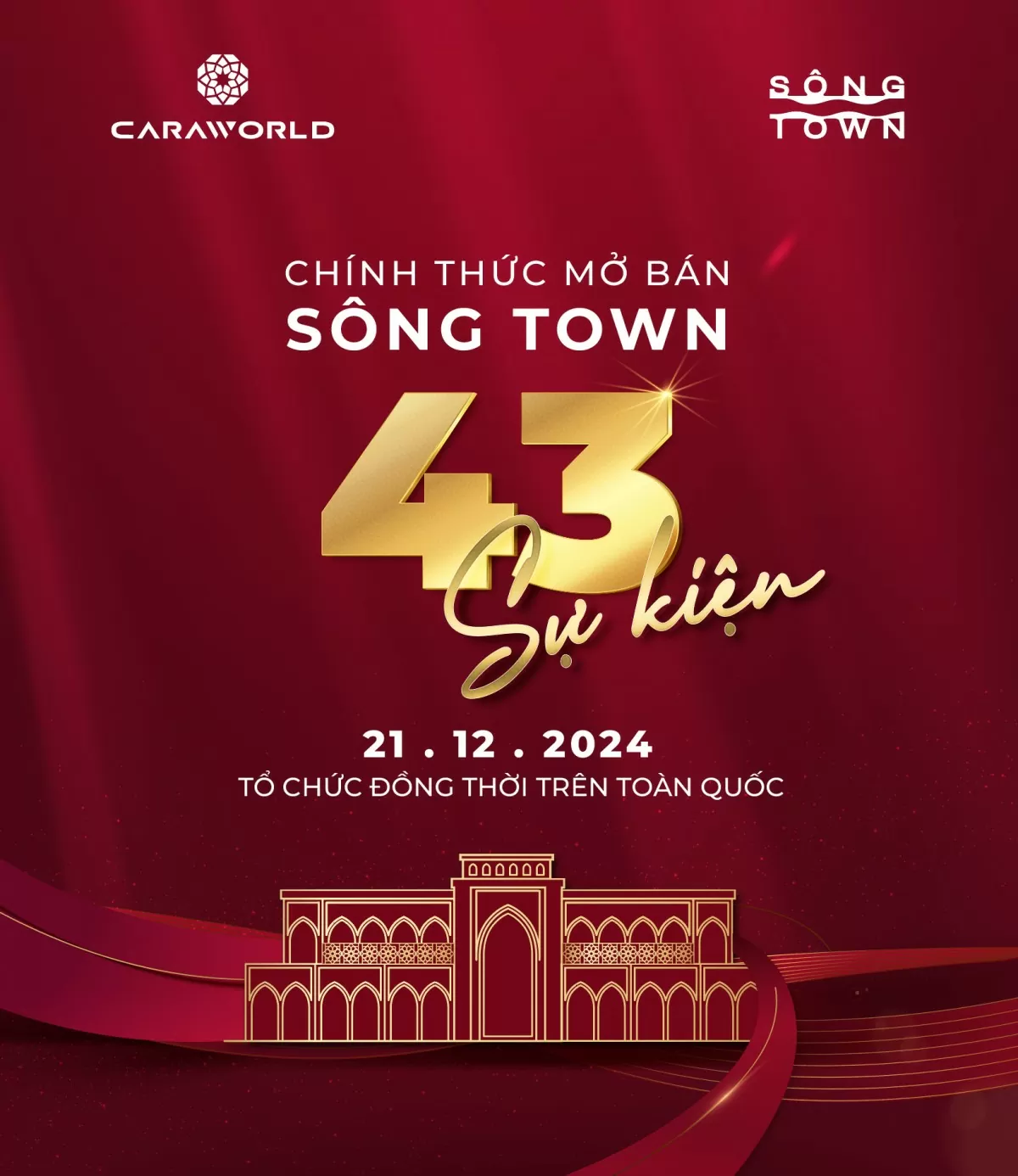 43 sự kiện mở bán Sông Town – CaraWorld diễn ra đồng loạt trên toàn quốc