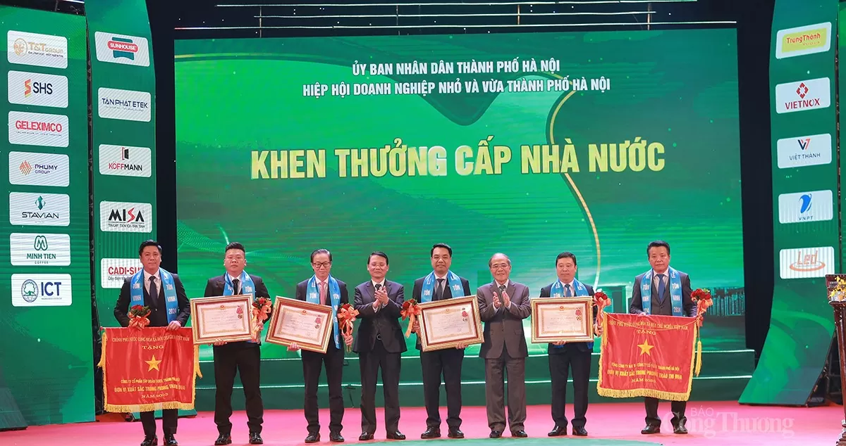 Hà Nội tôn vinh 109 doanh nhân, doanh nghiệp Thăng Long năm 2024