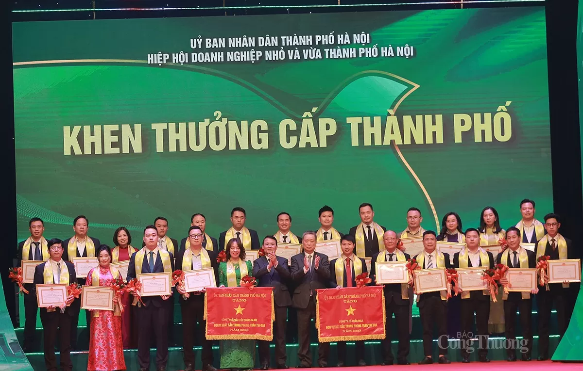 Hà Nội tôn vinh 109 doanh nhân, doanh nghiệp Thăng Long năm 2024