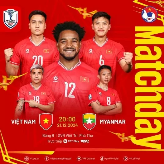 truc tiep bong da viet nam va myanmar 20h00 ngay 2112 aff cup 2024 lan dau cho xuan son