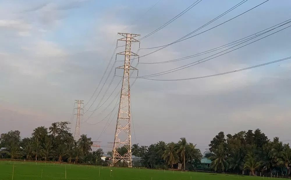 evnnpt dong dien duong day 220kv rach gia 2 kien binh mach 2