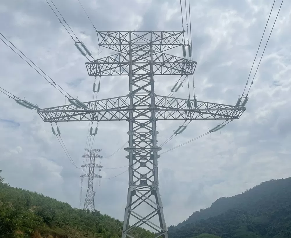 dong dien du an duong day 220kv nam sum nong cong