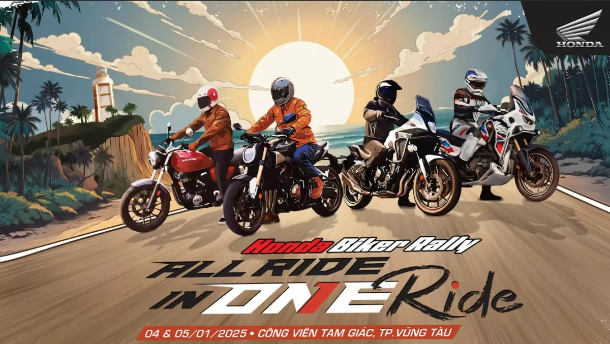 Đại hội Honda Biker Rally 2025: Sự kiện quy tụ hơn 1.000 bikers trên khắp cả nước