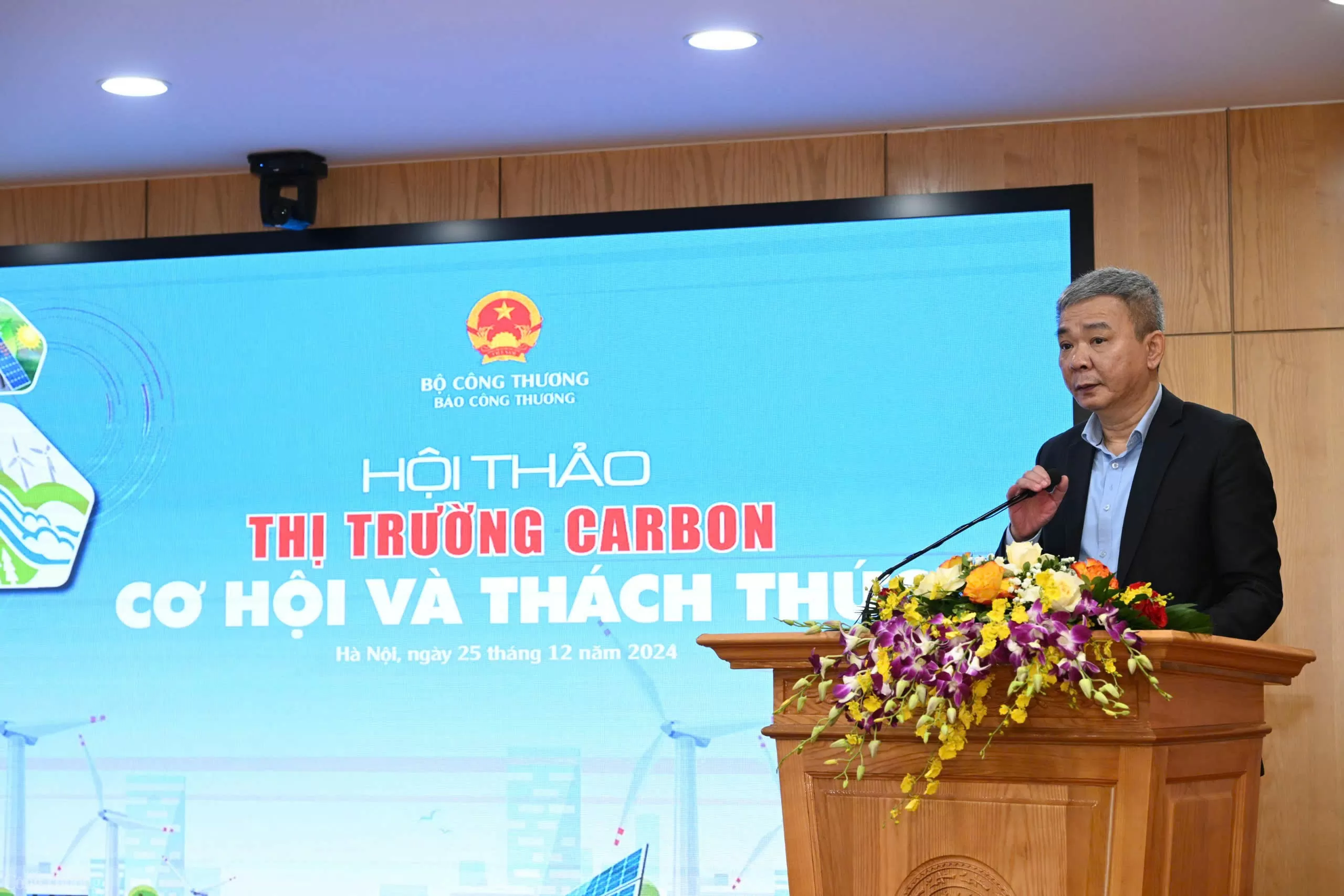 Chùm ảnh: Hội thảo ‘Thị trường carbon: Cơ hội và thách thức’