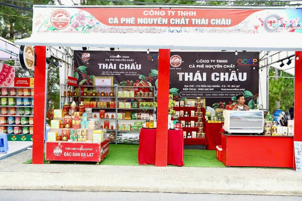 Khai mạc Chương trình Phố rượu vang, trà, cà phê và đặc sản Đà Lạt