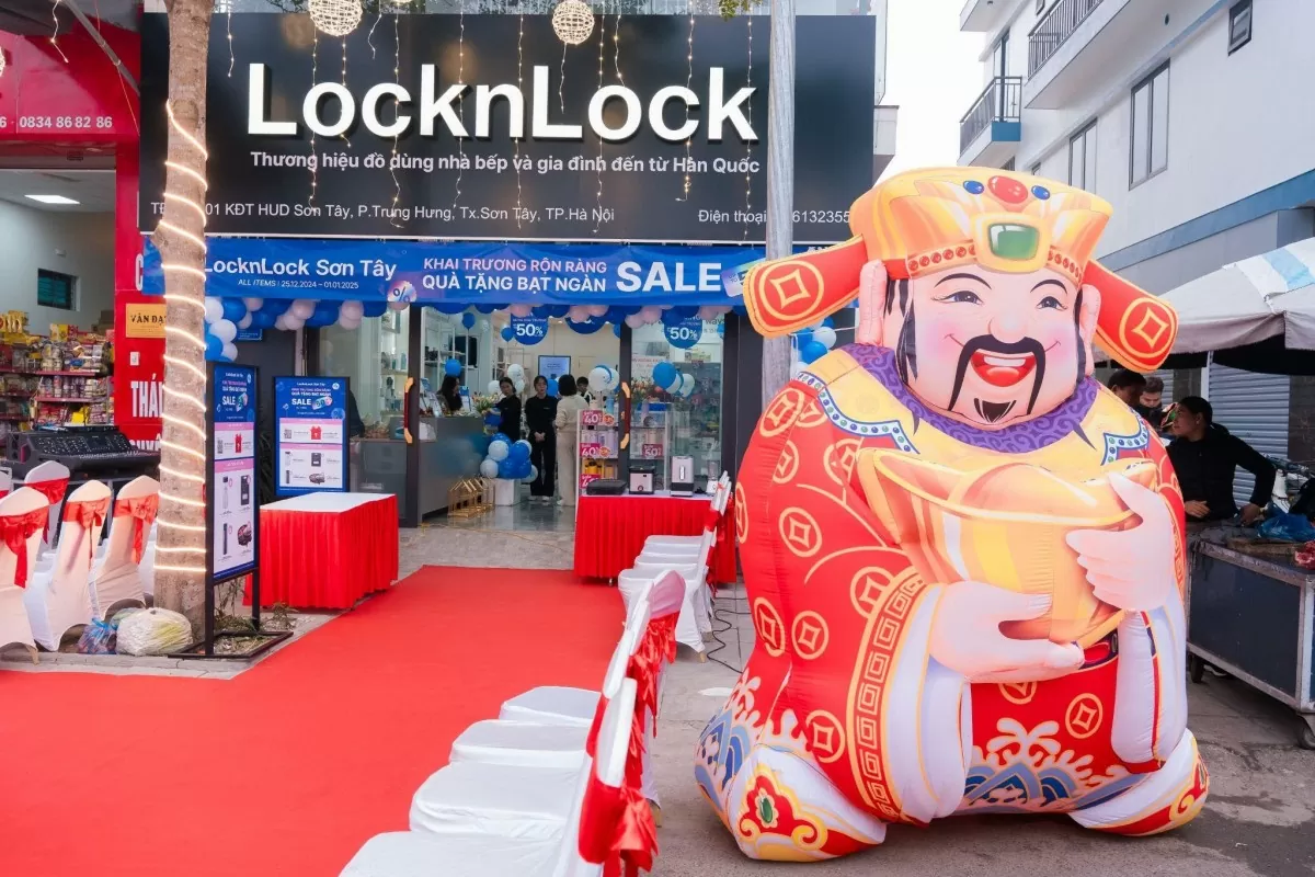 LocknLock khai trương cửa hàng nhượng quyền thứ 16 tại Sơn Tây